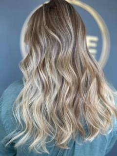 Balayage hair treatment